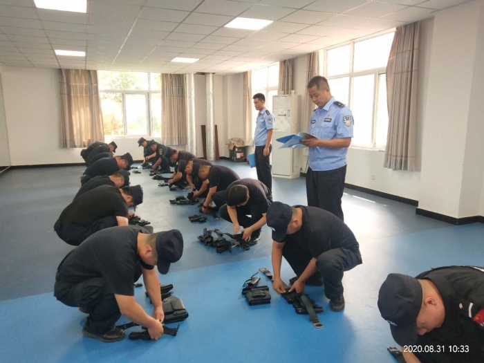 渭南市公安局警训处到澄城县公安局调研警务实战技能训练工作